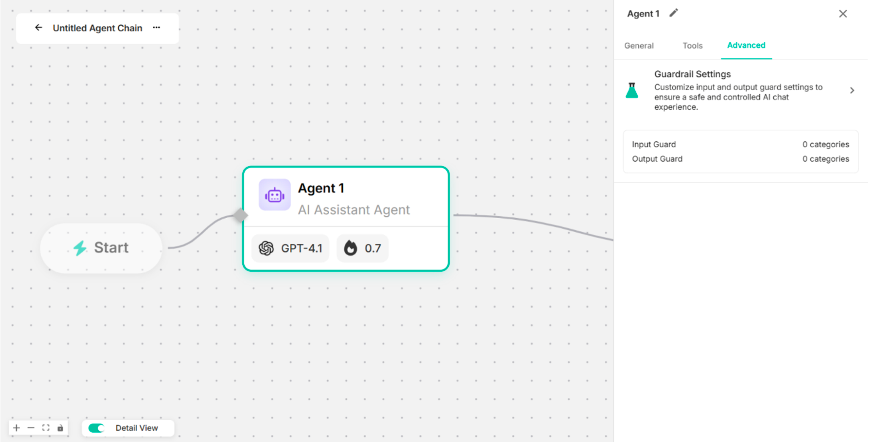 Advanced Node Configuration Drawer