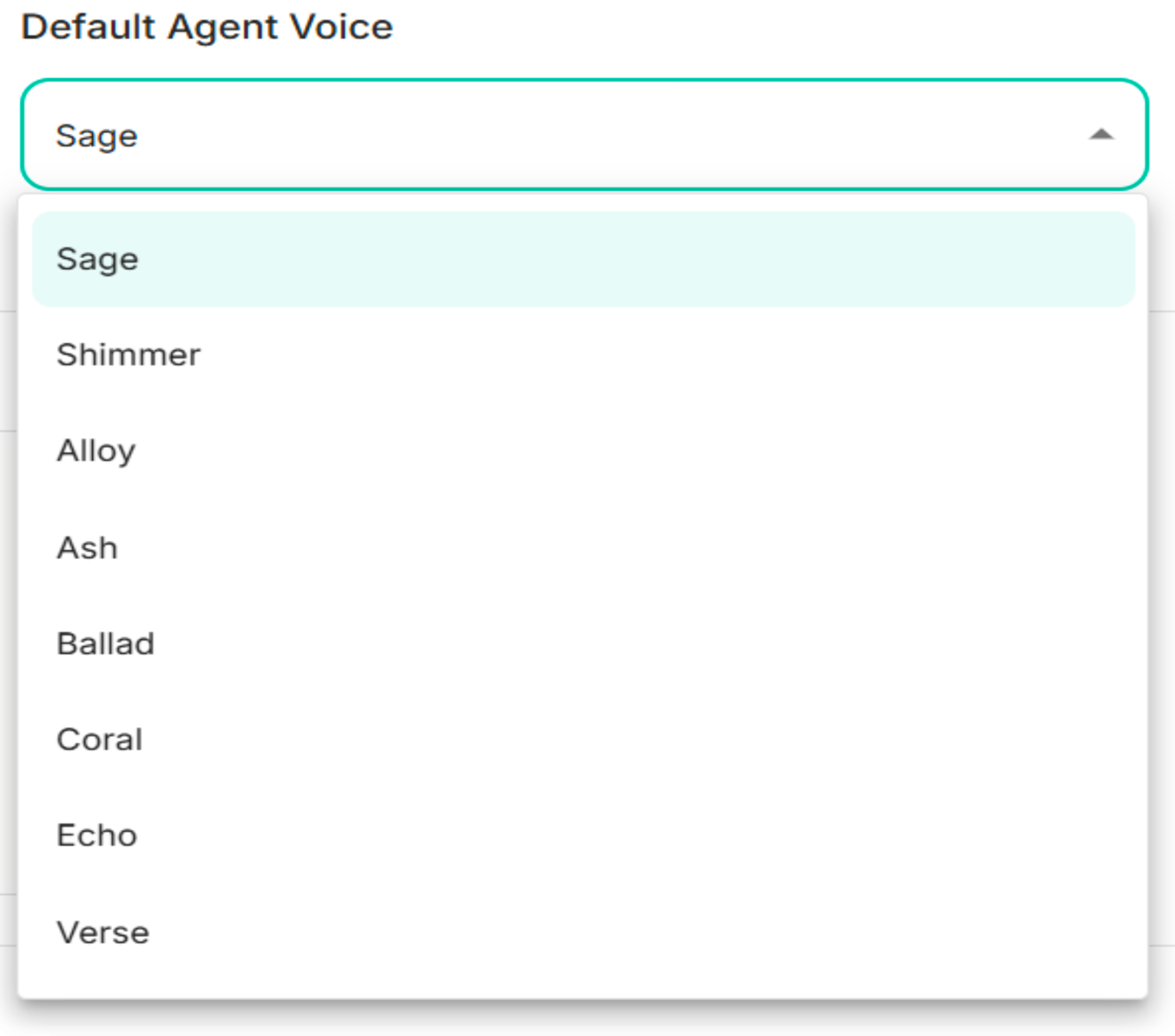 Agent Voice of the RealTime Voice