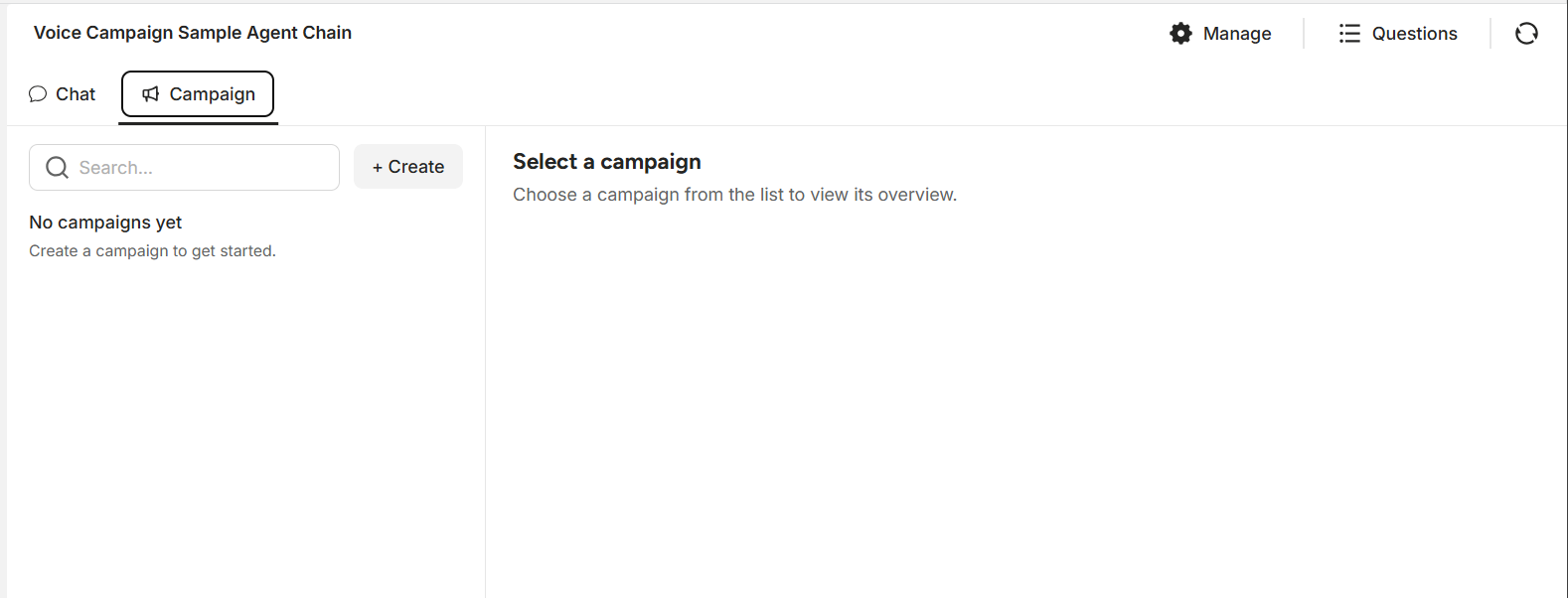 Campaign Voice with Enable Condition in Managed Setting Interface