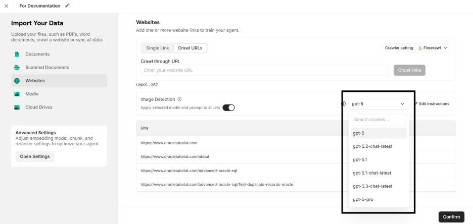 Highlighting “Engine drop-downlist" 