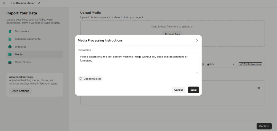 Image Detection Instructions