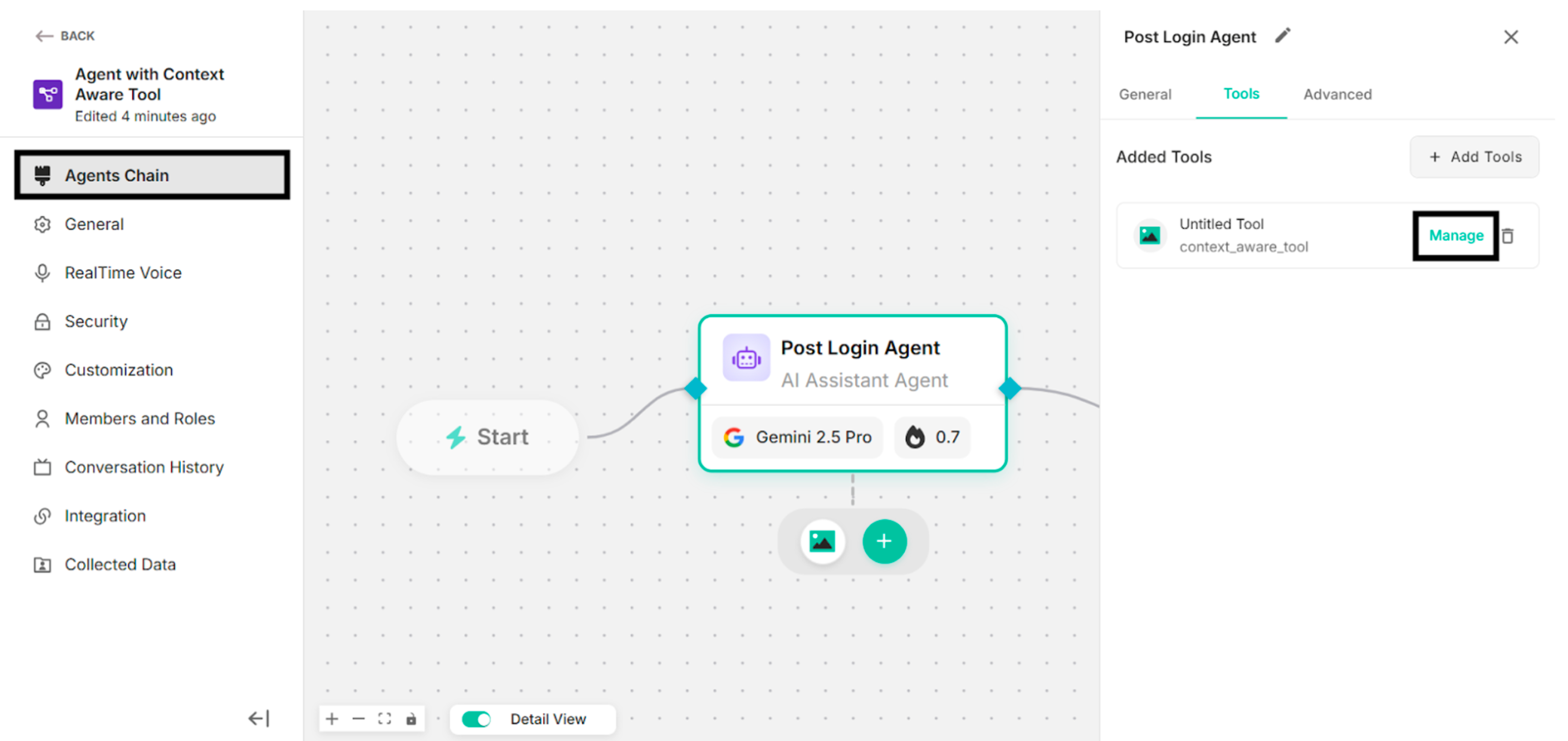 Showing_Agents_Chain_Canvas_with_Manage_Button_in_Tools_Tab