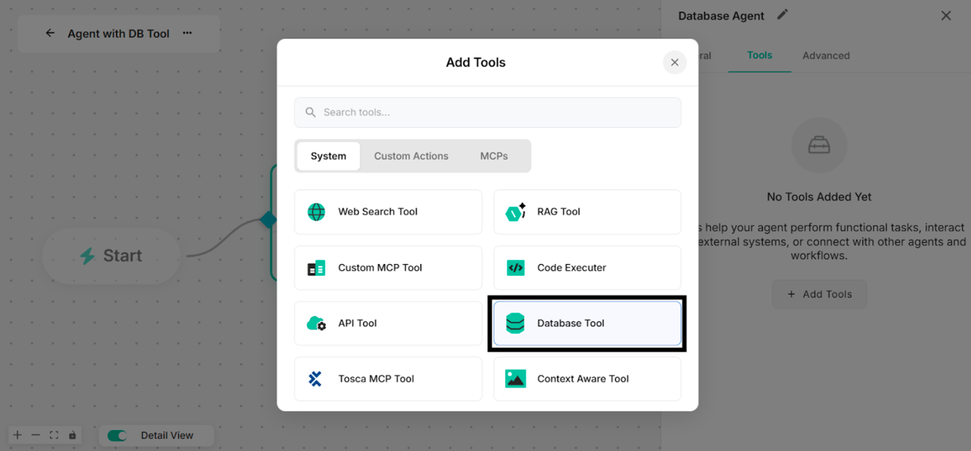 Showing_to_select_Database_Tool_in_Add_Tools_List