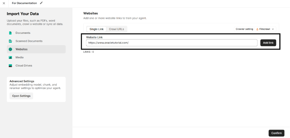 The Sample Single Link