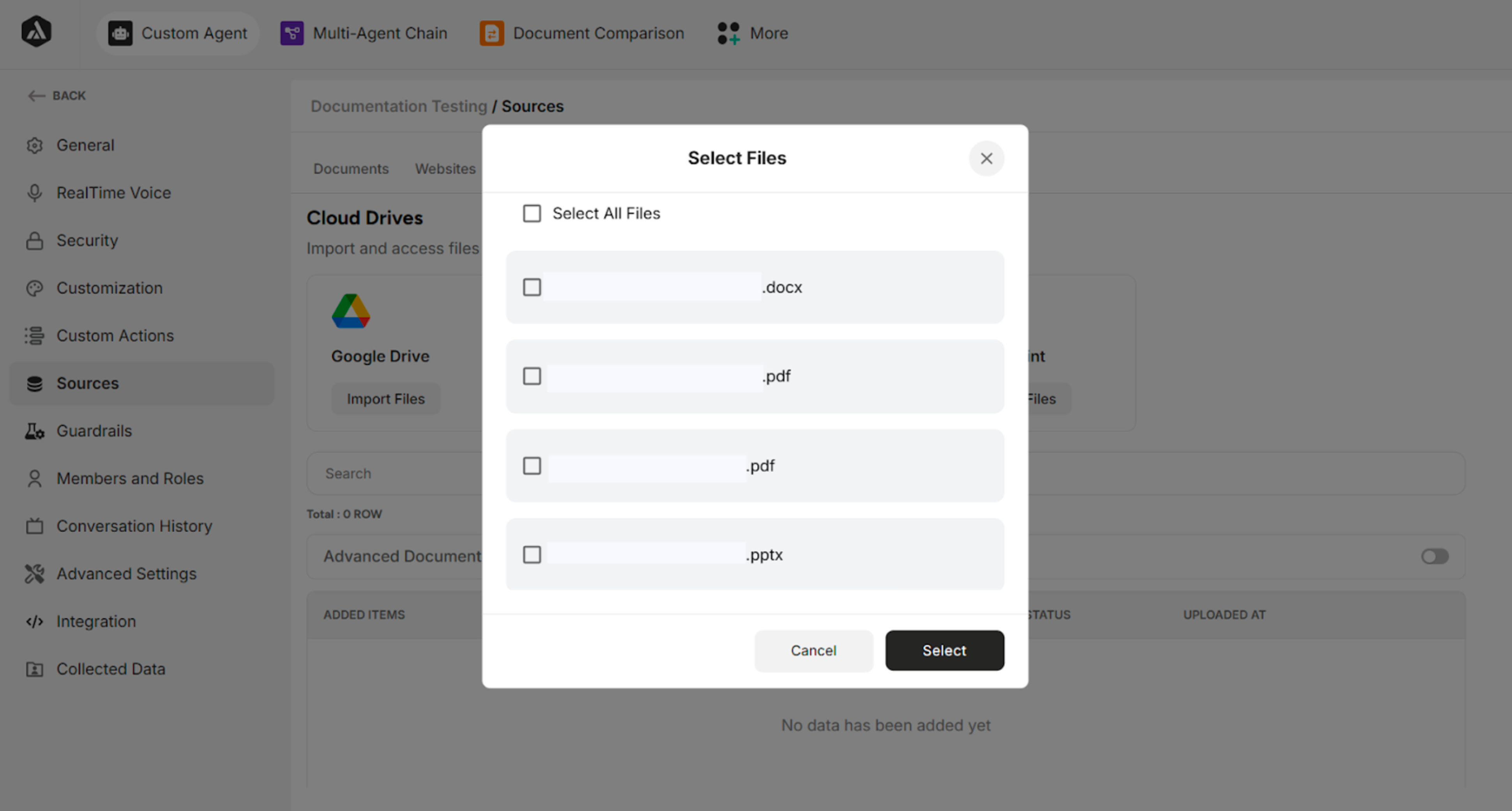 Files from Amazon S3 Buckets