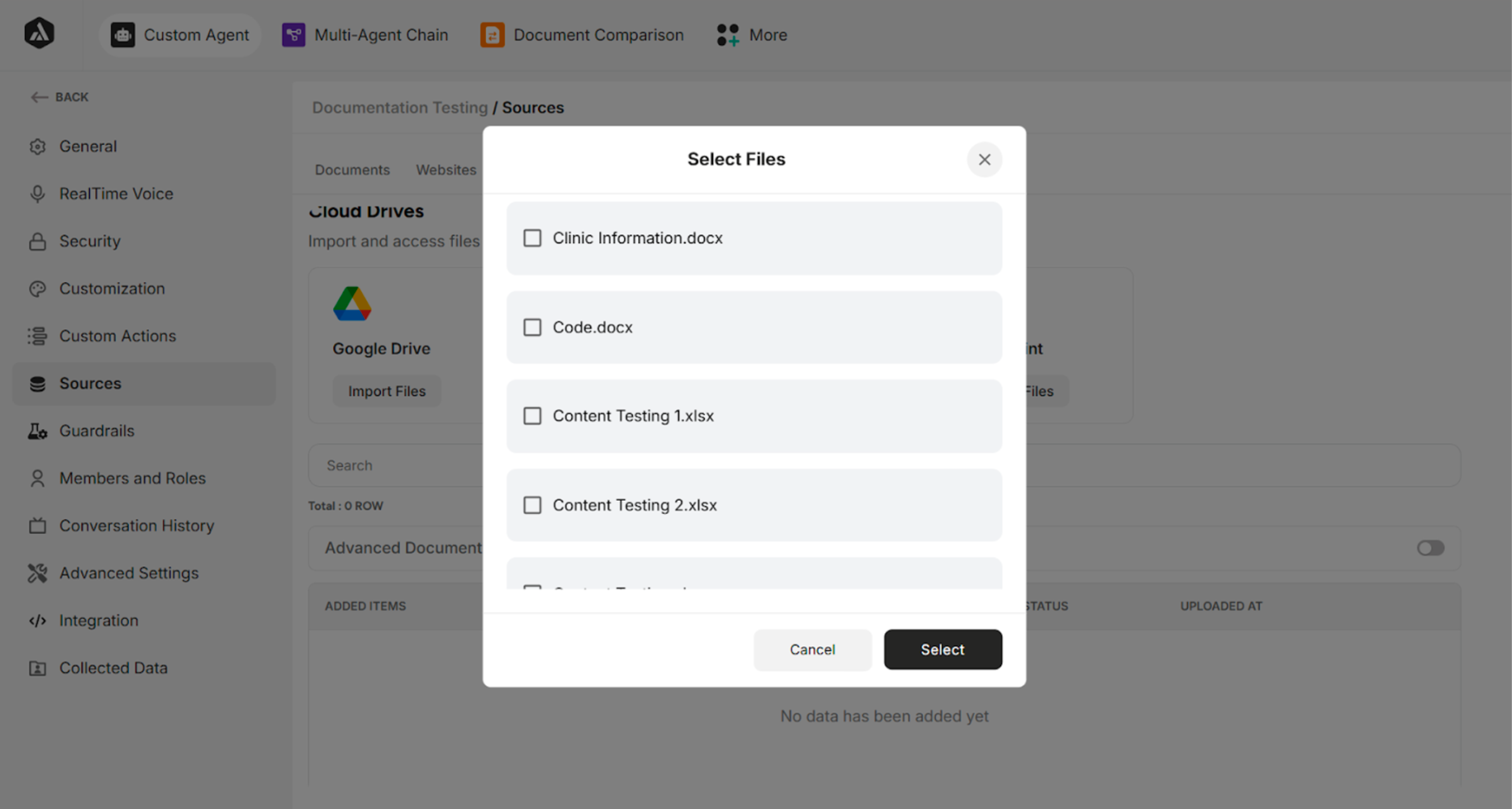 Files from OneDrive