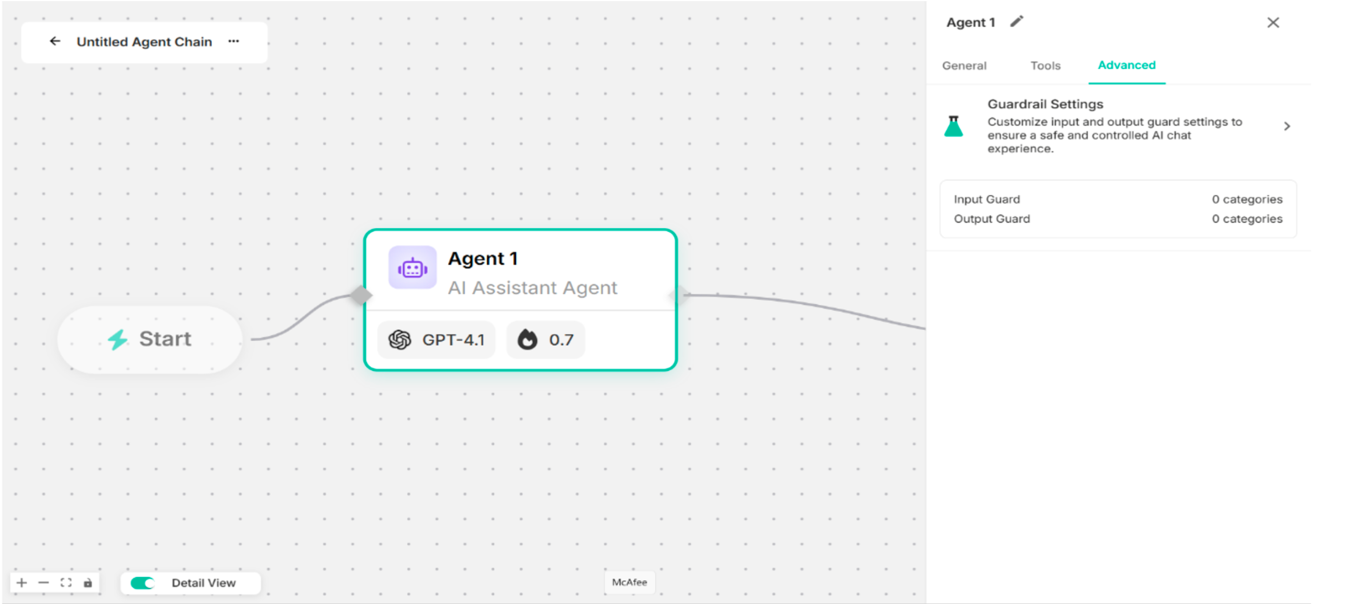 Advanced Configuration Drawer
