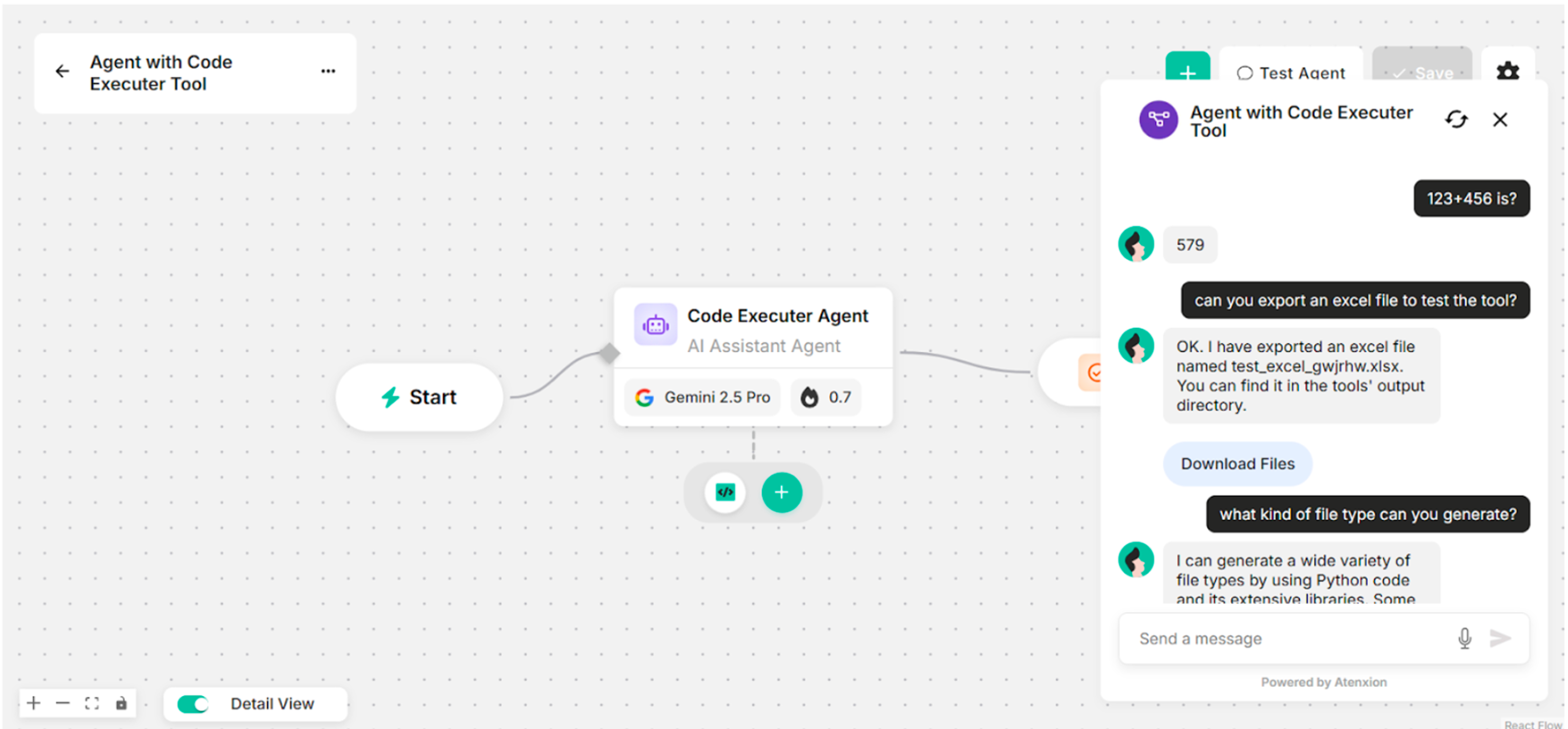 Showing Some Questions and Answers for Calculation and Downloadable Files in Canvas (with Code Executer Tool)