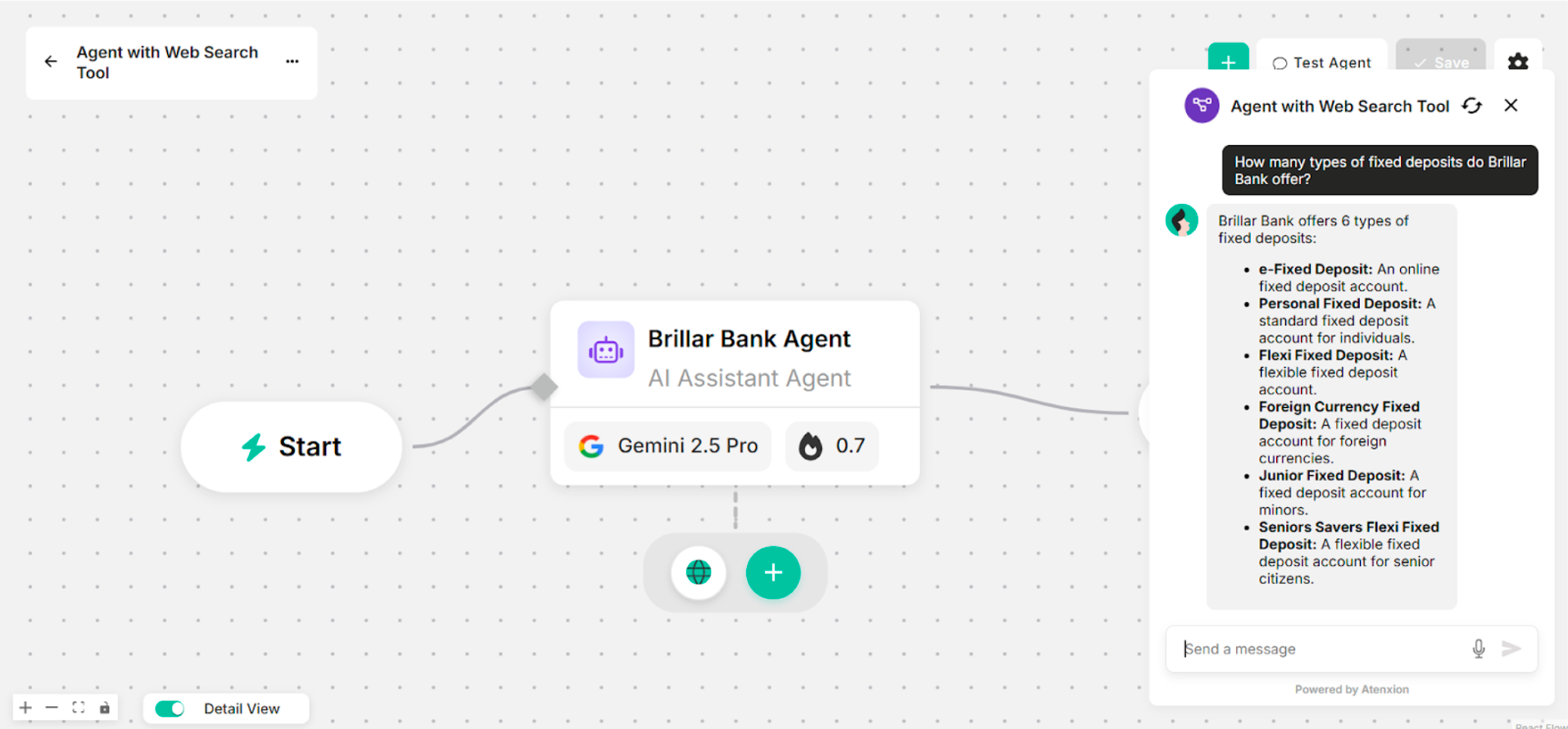 Showing Some Questions and Answers in Canvas (with Web Search Tool)