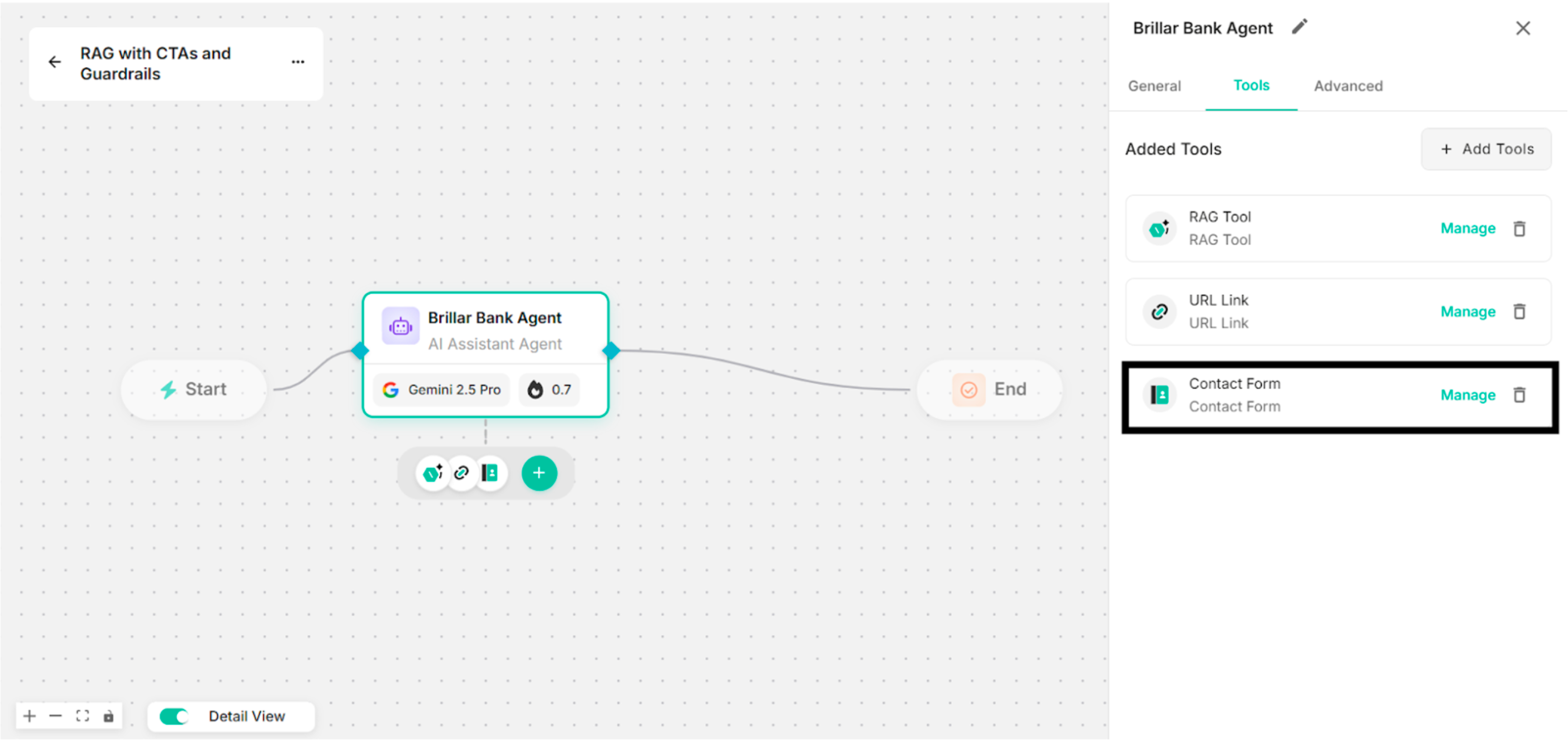 Showing_the_Created_Contact_Form_under_Tools_Section