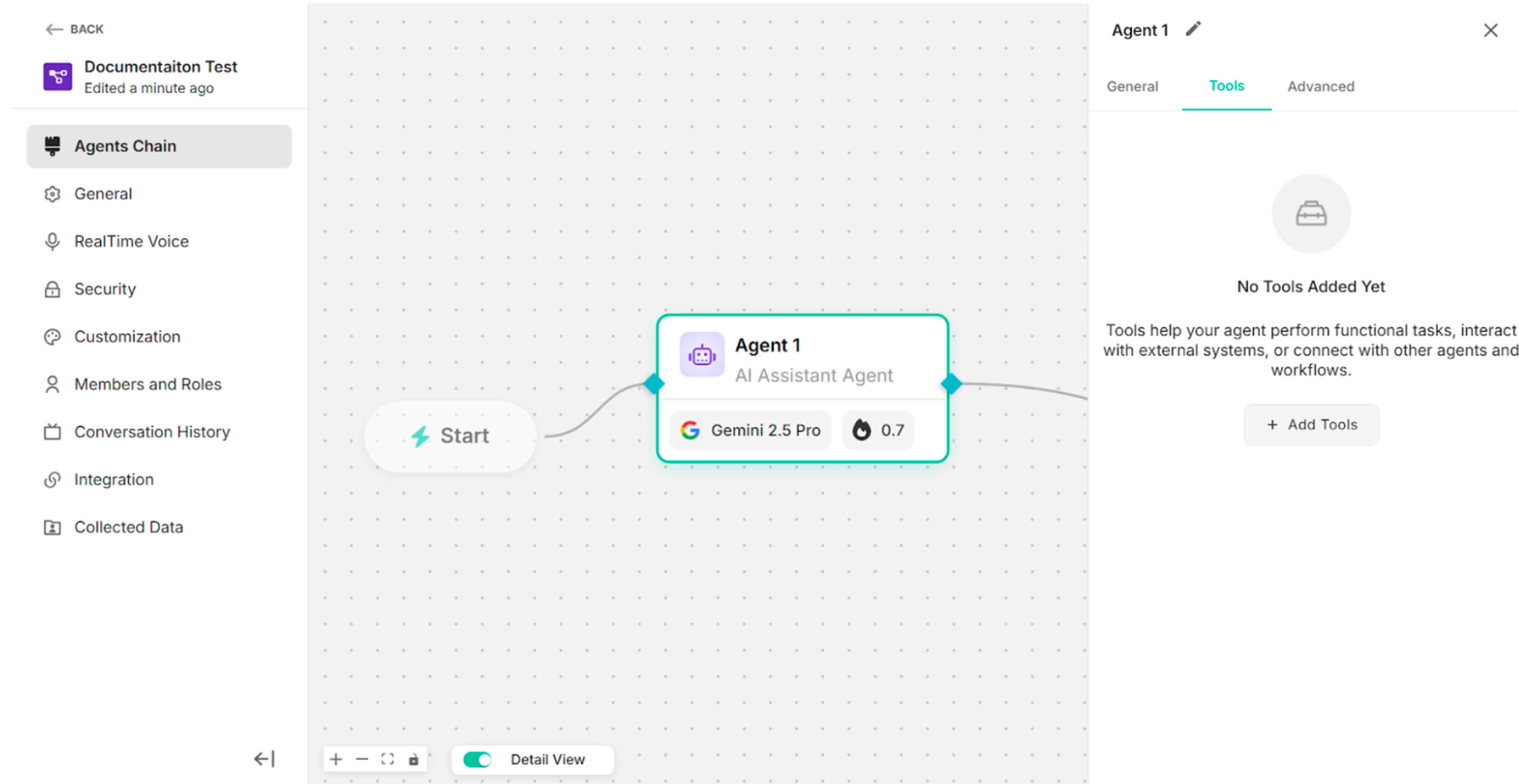 The Screen after clicking delete icon