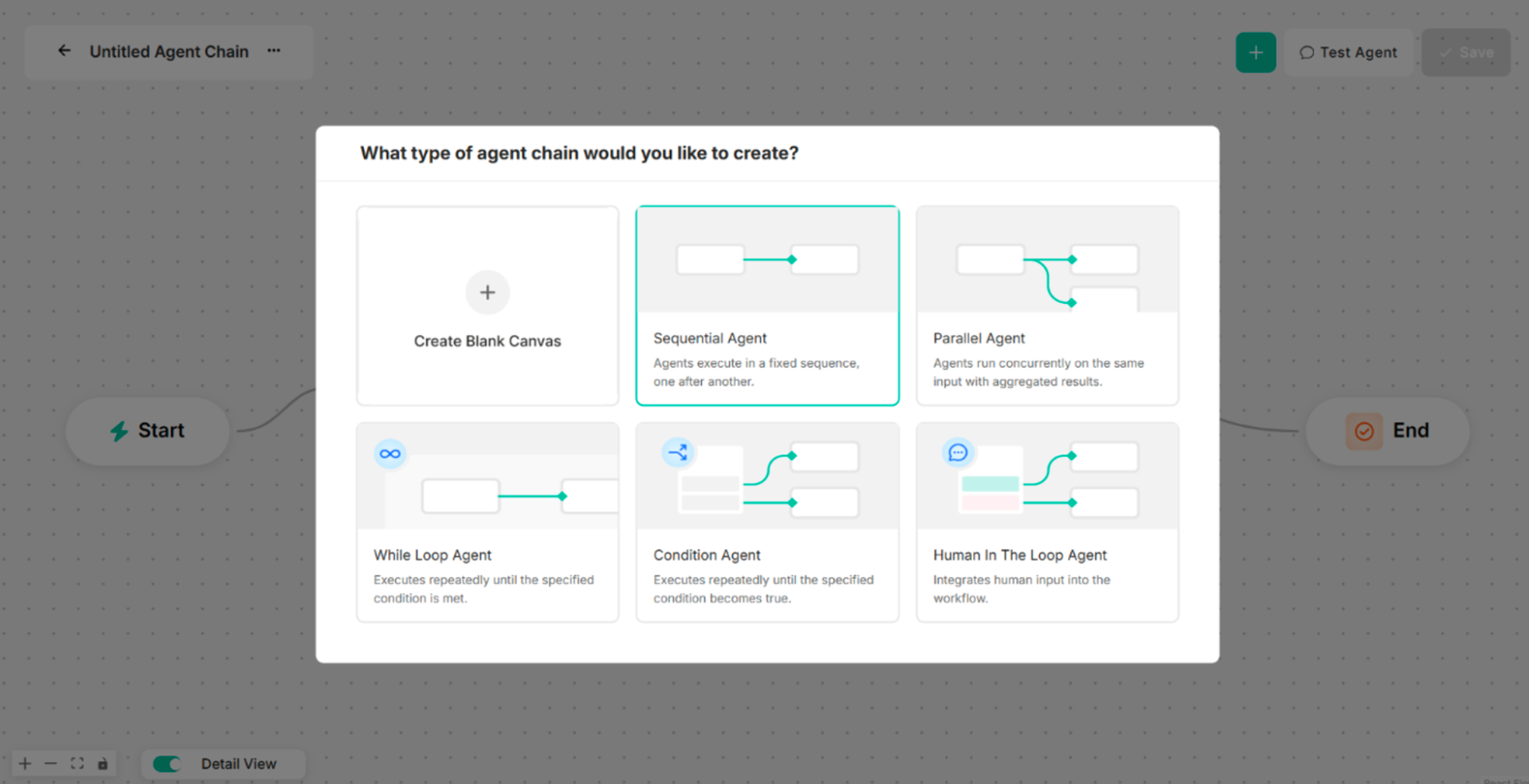 Types of Agent Chain Interface