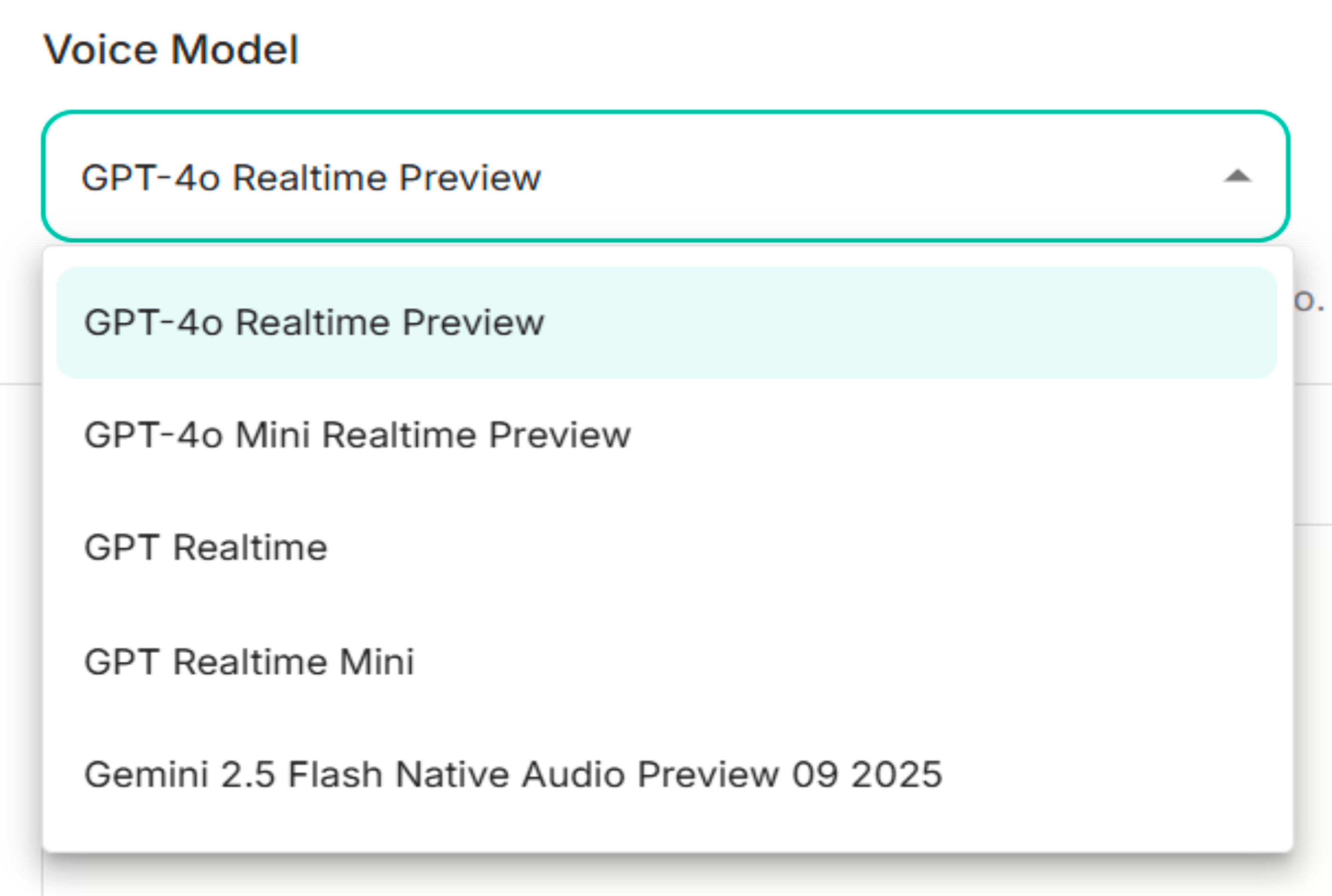 Voice Models of RealTime Voice
