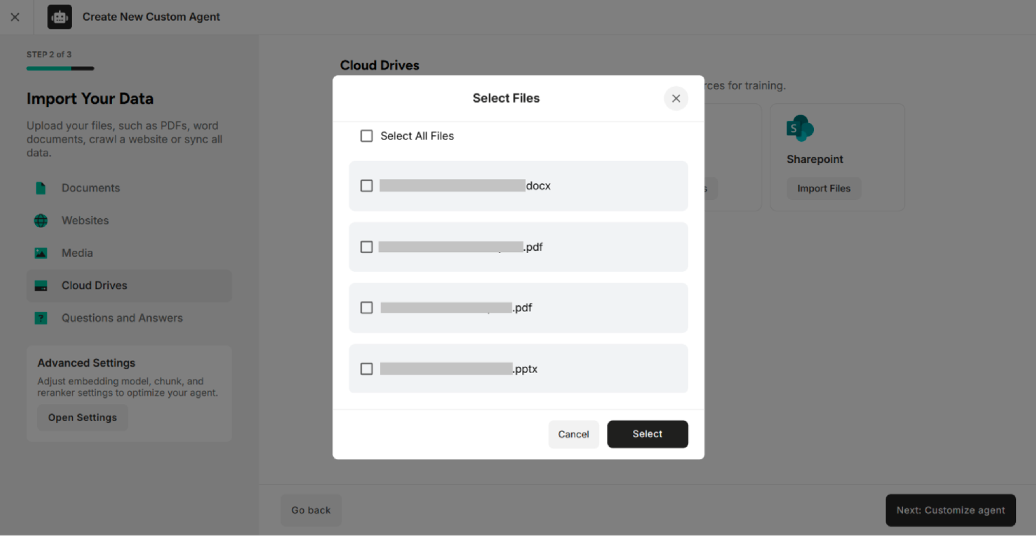 Imported Files from Amazon S3 Buckets