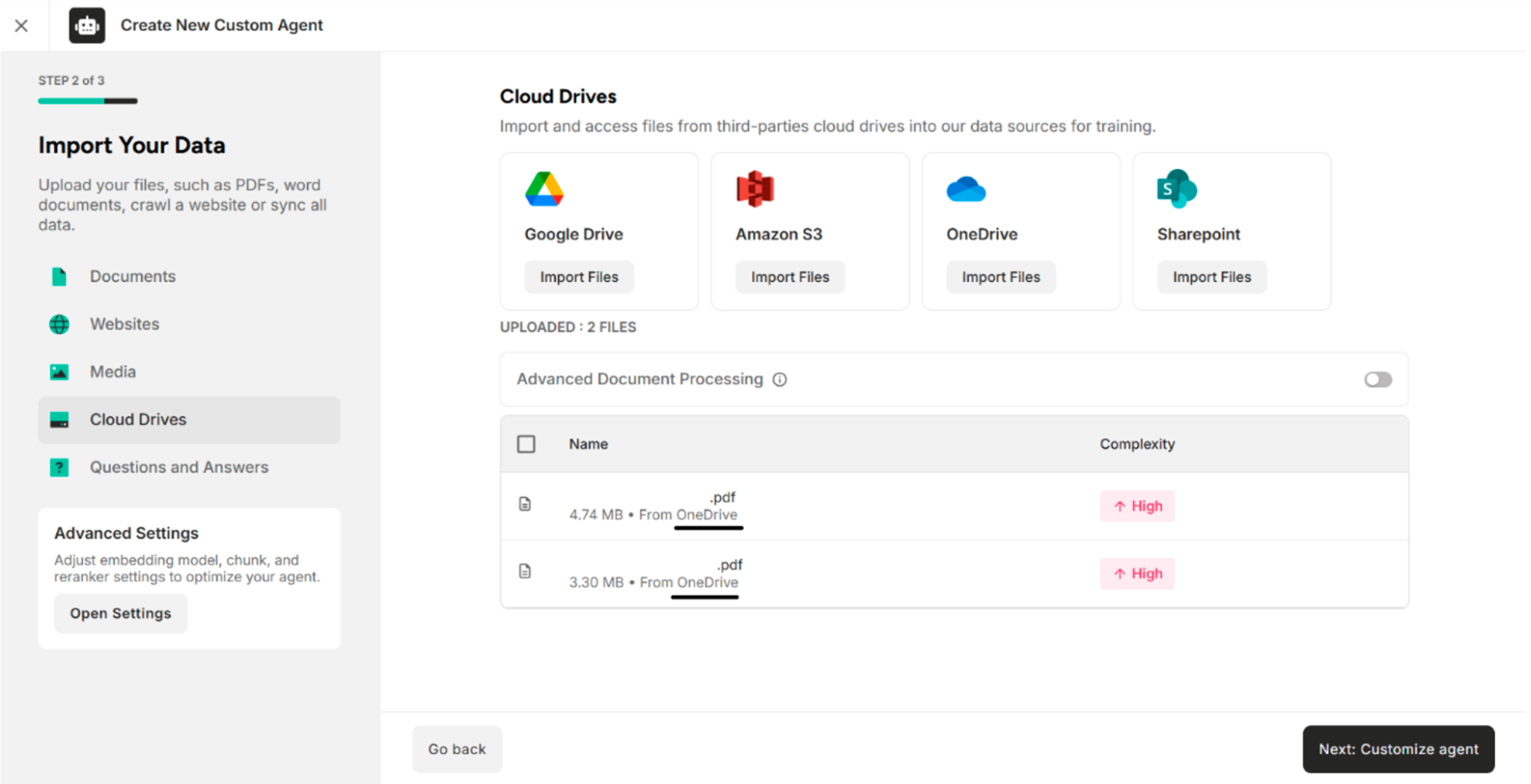 Imported Files from OneDrive